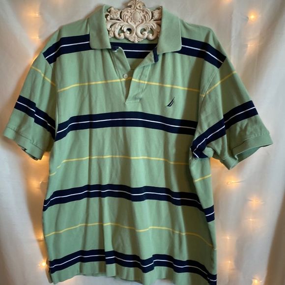Nautica green polo - Picture 1 of 2